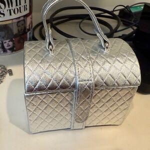 Silver Jewelry Storage Box